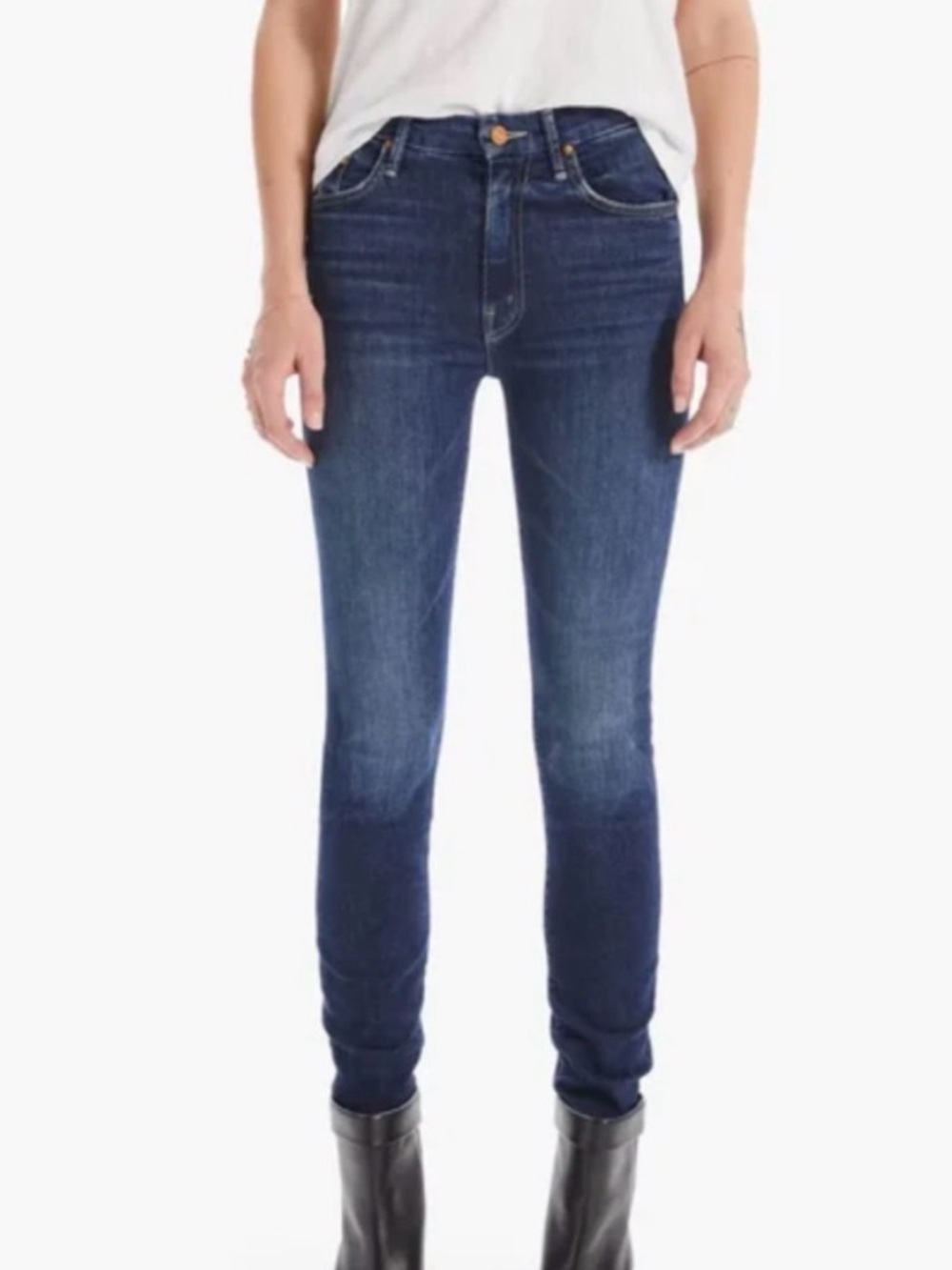 MOTHER High Waisted Looker Teaming Up 24